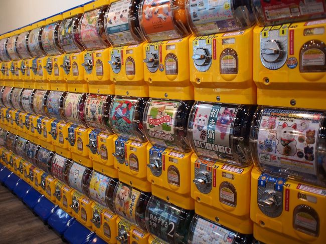 大量のガチャガチャ