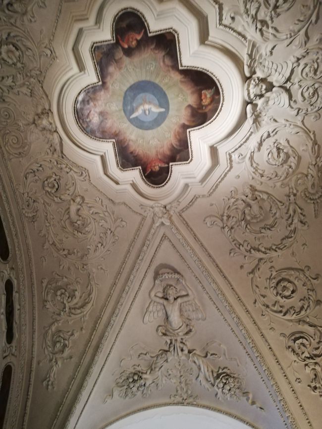 天井の彫刻