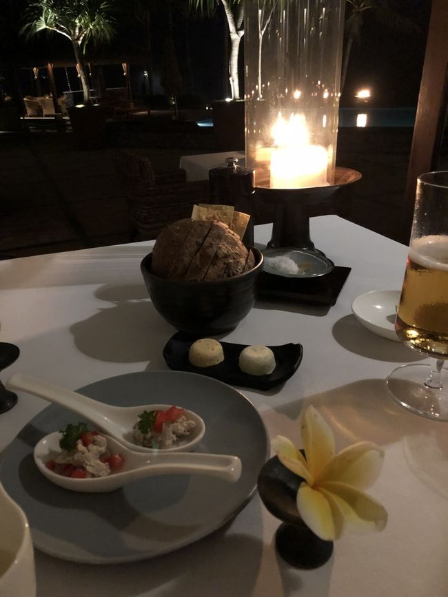 コースの一番最初に^ ^<br /><br />載ってませんが<br />バリのおしぼりの匂いが大好きです♪