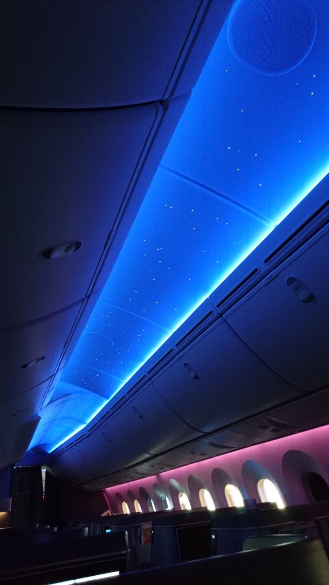 機内に星が見える⁉️