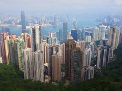 そして今回は、、、
リベンジ成功！！！
香港島の超高層ビル群が一望できました！
ペンシルビルが密集した街並みで、これぞ香港！いう景色。