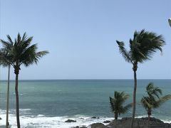 要塞から見えるビーチ