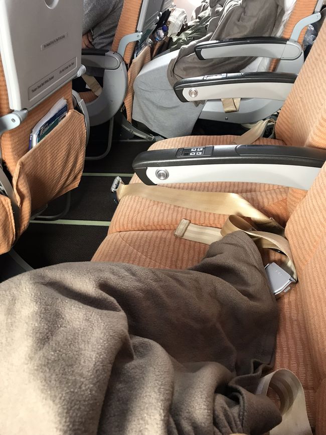 1列独り占め。笑っ