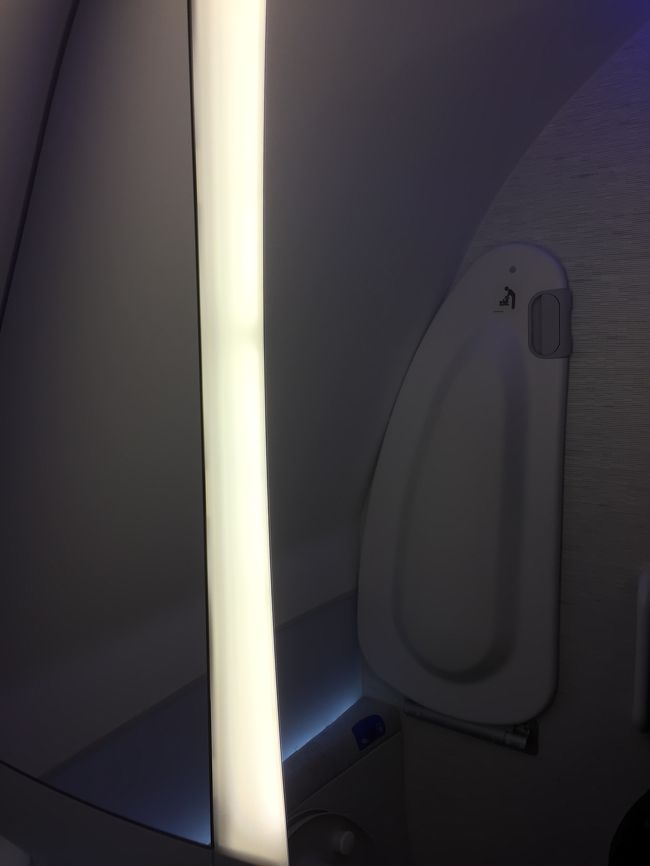 機内のオムツ交換台