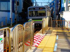 池上駅から東急に乗車。