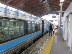 終点高知駅。窪川からおよそ１時間の旅でした。