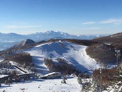 一の瀬ダイヤモンドを経由して、一の瀬ファミリーを望む。あいかわらず山がきれい。