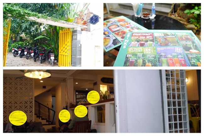 14:00<br />カフェ「SIX ON SIX」さんに到着。<br />室内、お庭ともに席はけっこう埋まっていましたが、静かで落ち着きます。<br />