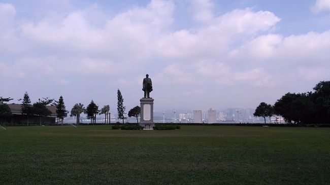 開放的な芝生。