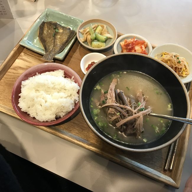 前日の寒さでやられた2人は牛スープ。<br /><br />