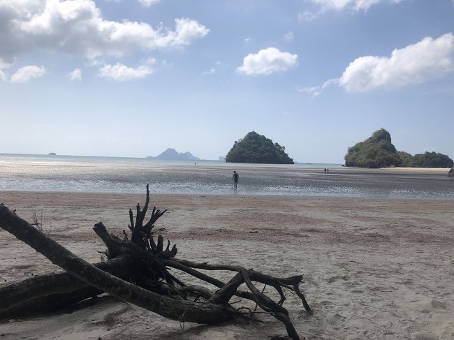 バイクで偶然見つけた静かなビーチ