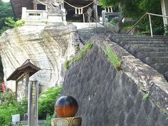 旅館の横は有名な観光地です。