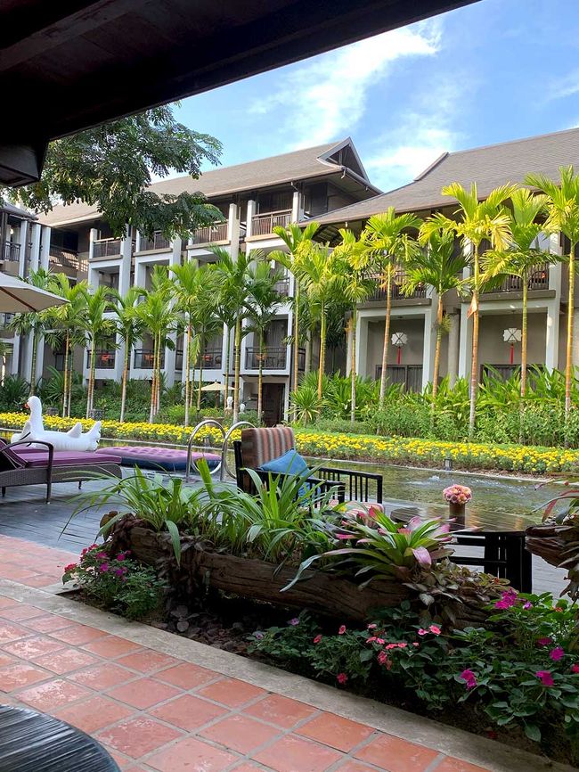 ホテルに戻りました。