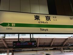 静岡駅で東海道新幹線に乗り換えて、東京駅へ