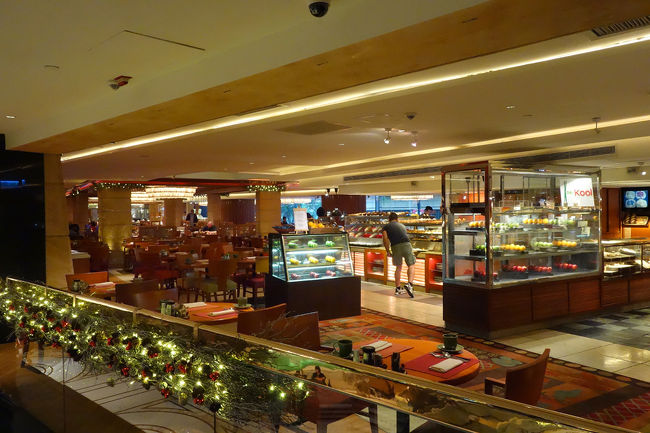 レストランを横から見たところです。