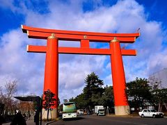 で、荷物をあづけて、お次も世界遺産！
平安神宮へ！