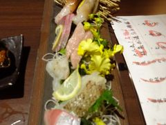 ホテルにチェックイン後は、田町で東京在住の友人とプチ新年会。
友人も和食が食べたいことから、和食が食べられる居酒屋にしました。
刺身が、いつも以上においしく感じられました。