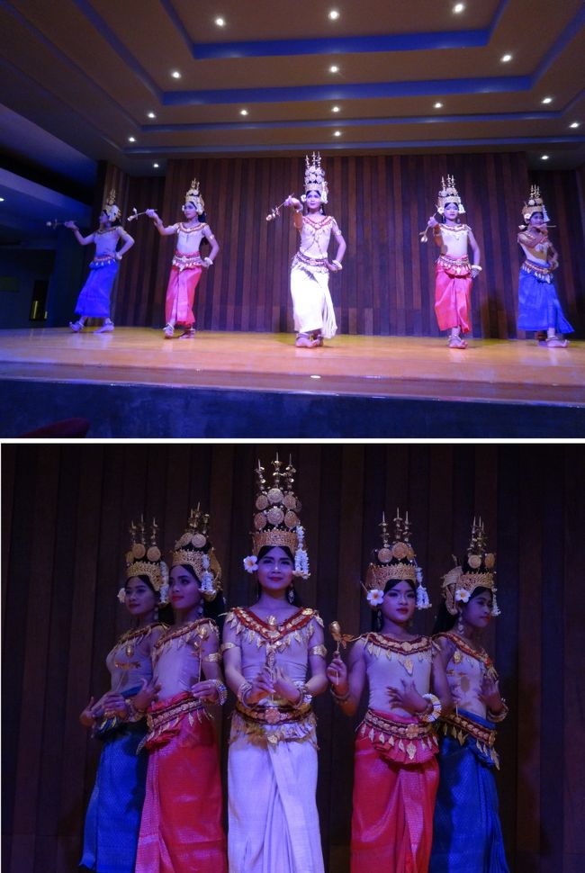 宮廷舞踊「アプサラダンス」<br />神や王に捧げるために踊られ始めました<br />見事な踊り、ありがとう！