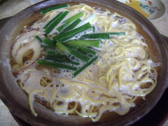 「まゆみの店」で鍋焼きラーメン