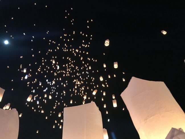 他の人が揚げているのを撮ります。