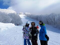 西舘山スキー場から　→　高天ヶ原マンモススキー場へ