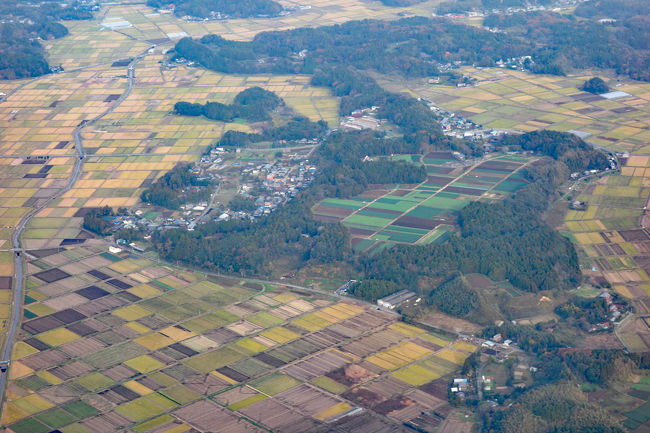 成田上空からです。定刻通り到着です。今回の香港行きは、期限切れまじかのマイレージを特典航空券に変えての経緯でした。前回は4年前でしたが、今回の印象は、中国化が進み、人混みもエスカレートしているような印象でした。探せば、楽しめるところは沢山あるのだろうと思いますが、香港行きはこれで打ち止めでしょうか。出国手続きもスムースに済み、２．５時間掛けて帰宅です。
