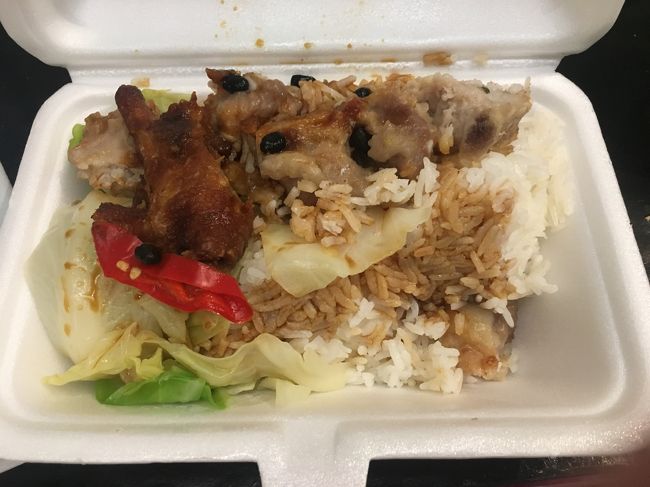 今日のお夕飯！部屋メシです。<br />美味しい、完食！