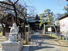 荏原神社　12:56
飛鳥から奈良へ、和銅二年（709）の創建。
龍神を祀る元品川宿の総鎮守。
東海七福神の中の1社として、恵比寿が祀られています。