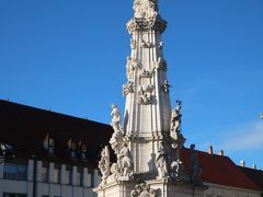 三位一体の像
18世紀に造られた像で、中世ヨーロッパで
猛威を振るったペストの終焉を記念して
建てられたものだそうです。 