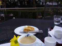武蔵野茶房（デ・ラランデ邸内）

洋館のテラスでカフェ休憩
ちょっと寒かったけど、ホットなアップルパイで優雅なひととき