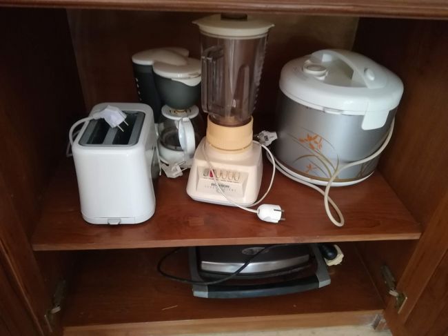 色々な電気製品も十分あります。