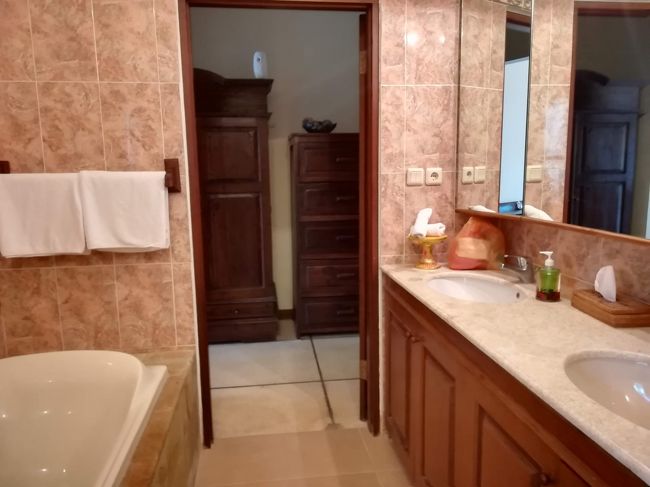 振り返った写真。<br />奥に見えるのは先ほどのクローゼットのお部屋。<br />結構な広さがあります。