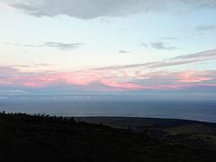 マウナケア山麓で星空観測