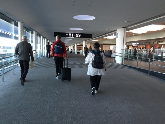 サテライトまでは、結構歩きます。