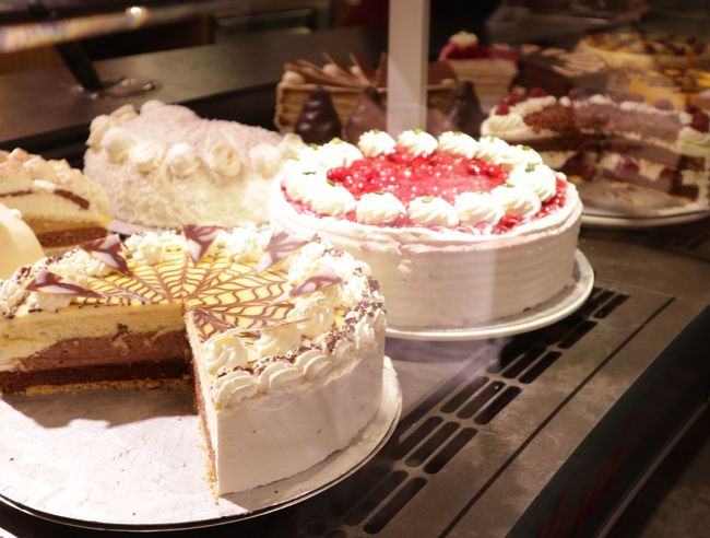 ケーキが美味しそう。