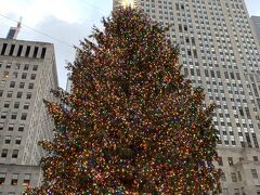 地下鉄でマンハッタンに戻り、当初の目的地・ロックフェラーセンターへ！
ちゃんと見れました、クリスマスツリー！