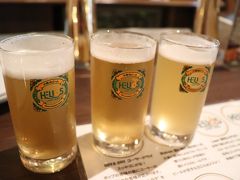 各150ｍｌ、6種類のクラフトビールから好きな3種類を選べるお試しセット（1,080円）。

写真左から
・青切りシ－クヮーサーホワイトエール（とれたてのシ－クヮーサー使用）
・ゴーヤードライ
・青い空と海のビール