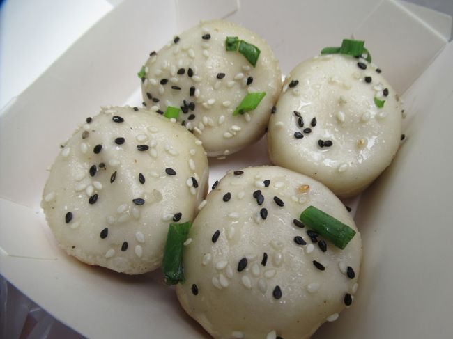 相当熱いので、慎重に食べました。