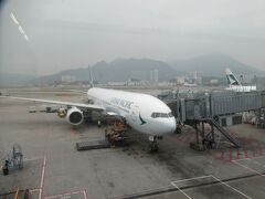 15:20発のCX500便で成田に出発しました。