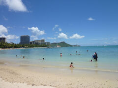 そしてビーチ。
THEハワイな景色。
