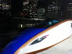 東京駅より北陸新幹線に乗ります。かがやきなら早く着くんだけど、時間の都合ではくたかでゆっくり金沢へ