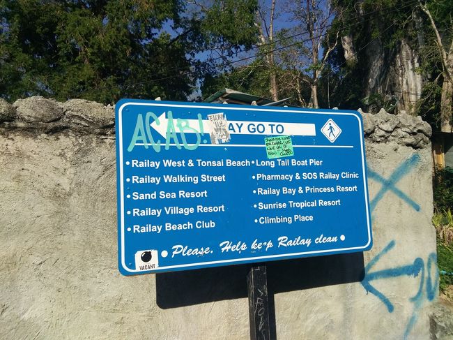 だいたい、適当な、目的地への案内板。