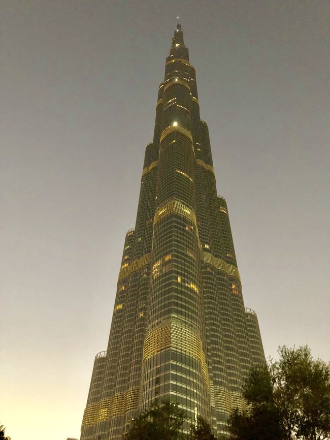 念願のブルジュ・ハリファが見れました^ ^