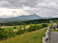 【有珠山サービスエリア】から有珠山方面…