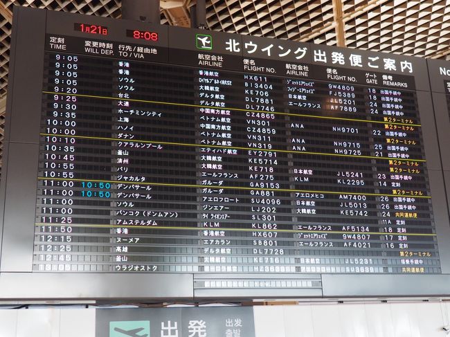 朝の通勤ラッシュを避けてほぼ始発で成田へ来ました！<br /><br />11時発のデンパサール行きのガルーダインドネシアでバリへ向かいます！ﾜｸﾜｸ