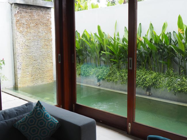 午後早めにヴィラに戻り、マンガを読んだり、またプールに入ったり、テニスの大坂なおみ選手の試合を見たり、飽きるくらいのんびりして過ごしました。