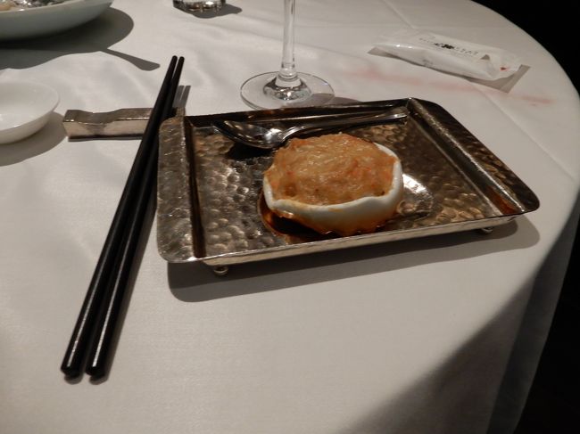 絶品の蟹料理です。