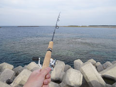 奥武島でルアー釣り