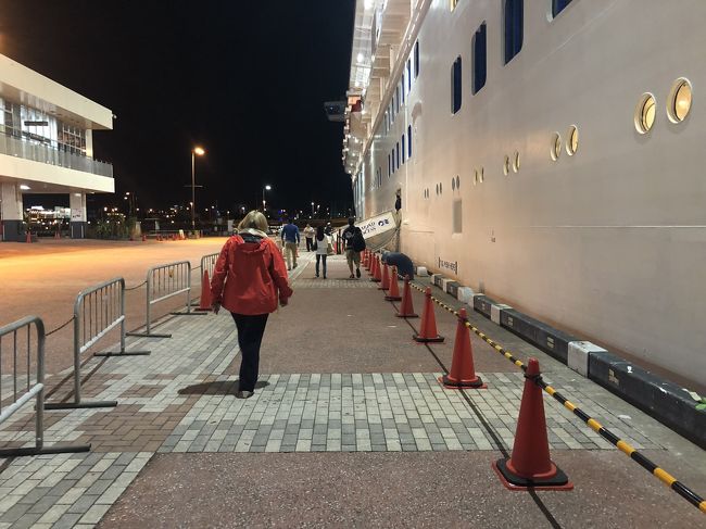 船がデカイからてくてく