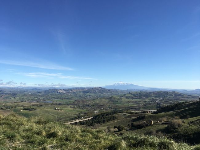 イタリア　シチリア2本 天空の街 カラシベッタ 2018年12月イタリア シチリア島10泊12日